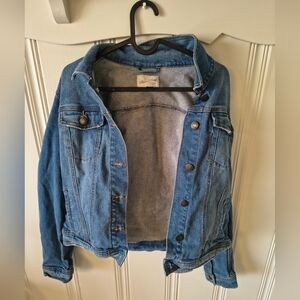 Universal Thread Denim Jacket Hand Painted Desert Art